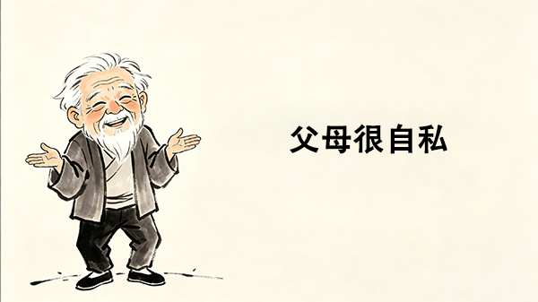 父母很自私_洞医网