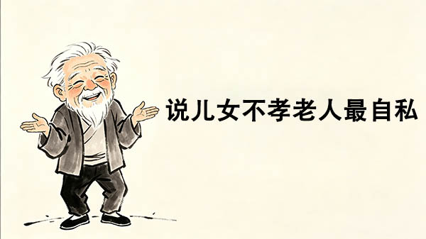 爱说儿女不孝的老人最自私_洞医网