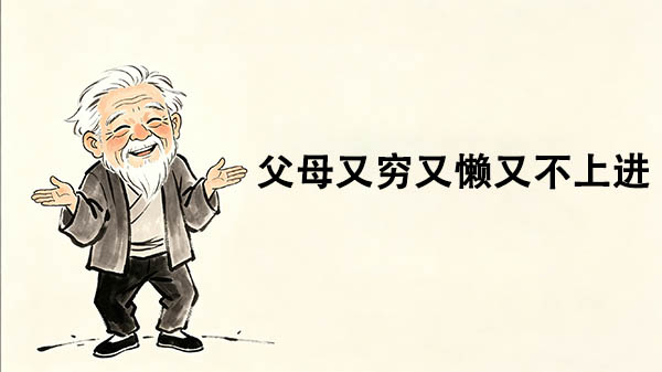 父母又穷又懒又不上进_洞医网