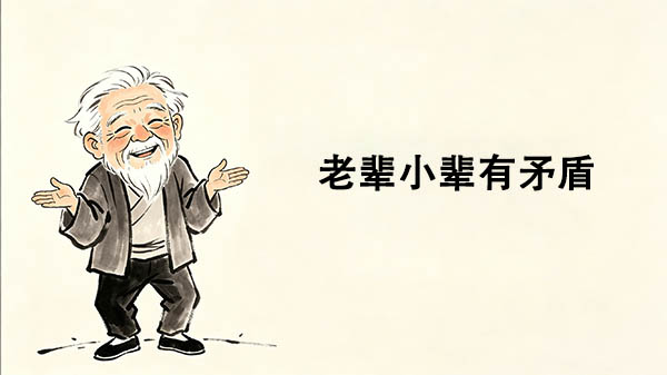 老辈小辈有矛盾_洞医网