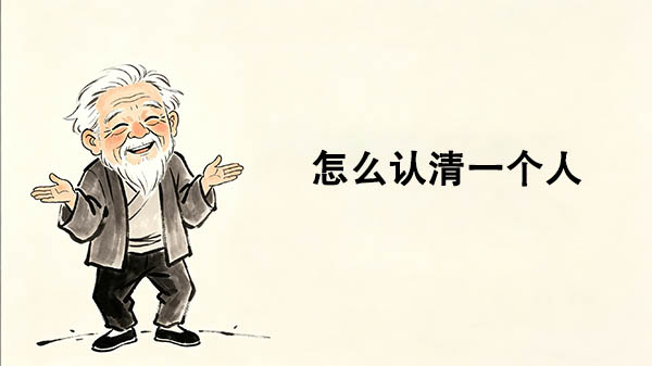 怎么认清一个人_洞医网