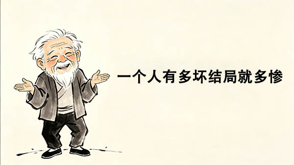 一个人有多坏结局就多惨_洞医网