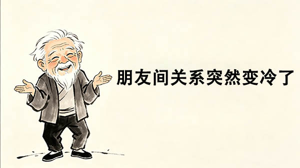 朋友间关系突然变冷了_洞医网