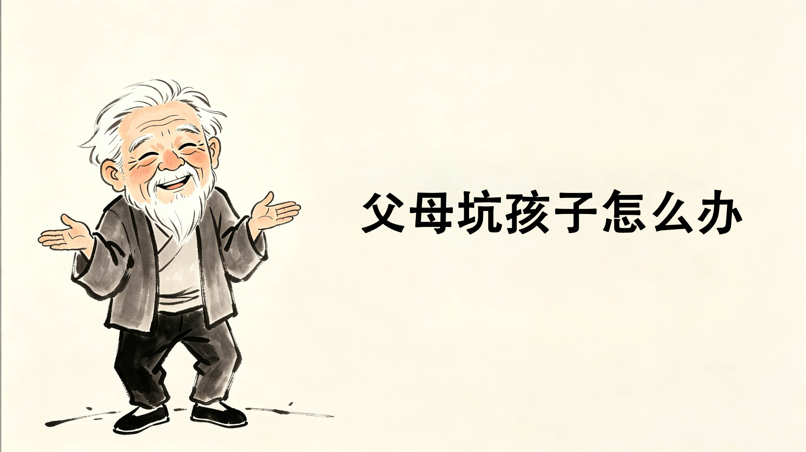 父母坑孩子怎么办_洞医网