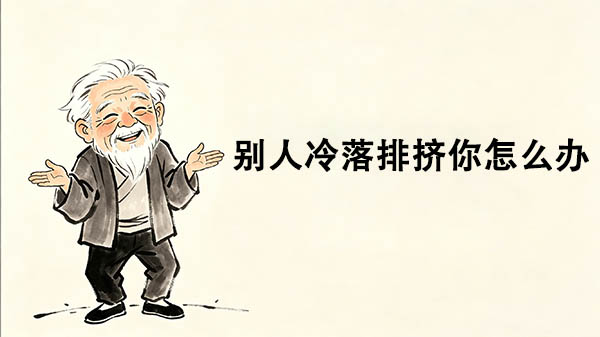 别人冷落你排挤你该怎么办_洞医网