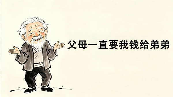 父母一直要我钱给弟弟_洞医网