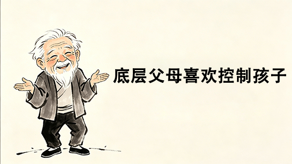 底层父母喜欢控制孩子_洞医网