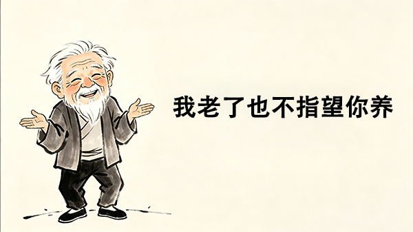 我老了也不指望你养_洞医网