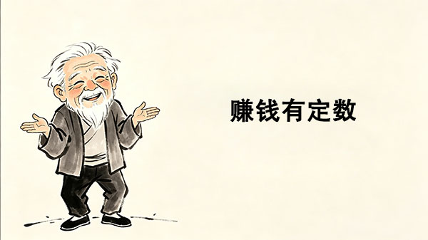 赚钱有定数_洞医网