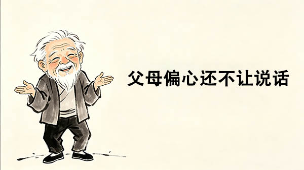 父母偏心还不让说话_洞医网