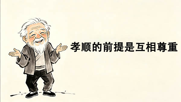 孝顺的前提是互相尊重_洞医网