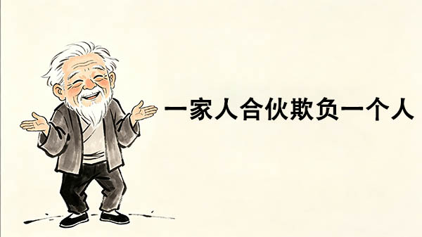 一家人合伙欺负一个人_洞医网