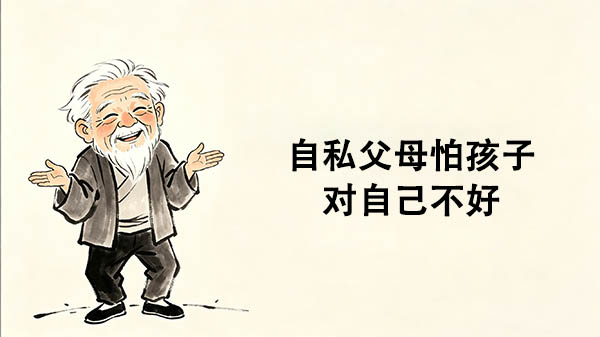 自私父母怕孩子对自己不好_洞医网