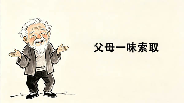父母一味索取_洞医网