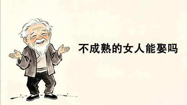不成熟的女人能娶吗_洞医网