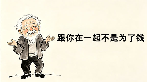 跟你在一起不是为了钱_洞医网